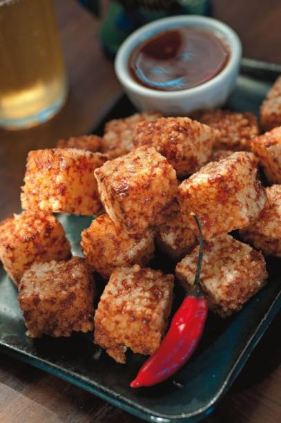 Dadinhos de tapioca com pimenta Dadinhos de tapioca com pimenta