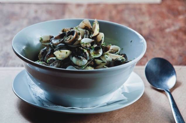 Vôngole à provençal: entrada boa para partilhar Vôngole à provençal: entrada boa para partilhar