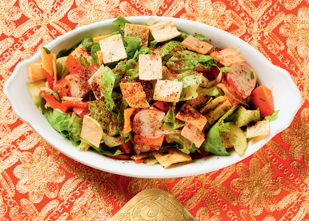 Salada fatuche do Almanara Salada fatuche do Almanara