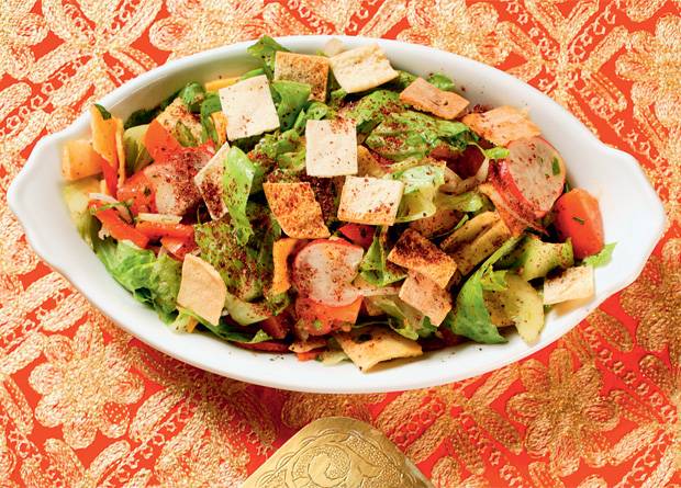 Salada fatuche do Almanara