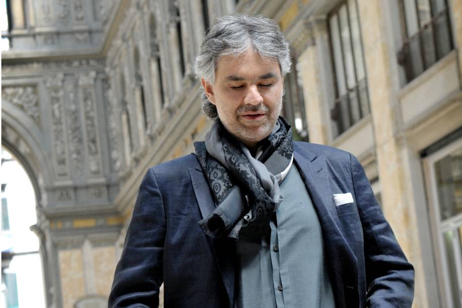 O tenor Andrea Bocelli volta a se apresentar no Brasil em outubro O tenor Andrea Bocelli volta a se apresentar no Brasil em outubro