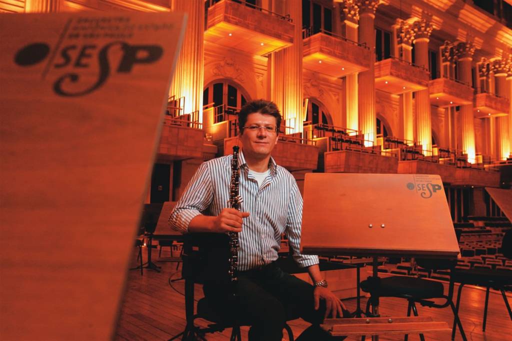 Arcádio Minczuk: oboísta da Osesp Arcádio Minczuk: oboísta da Osesp