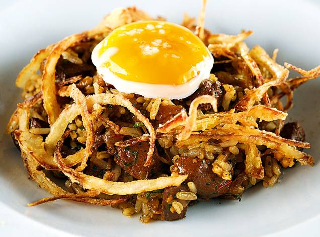 O untuoso arroz de fígado O untuoso arroz de fígado