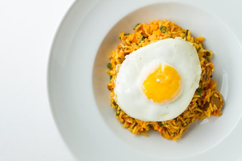 Arroz de moela à cavalo Arroz de moela à cavalo