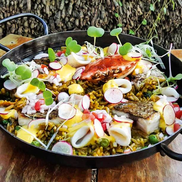 Arroz de marisco e caranguejo Arroz de marisco e caranguejo