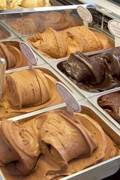 Festival do cacau africano: sete variedades de sorvete Festival do cacau africano: sete variedades de sorvete