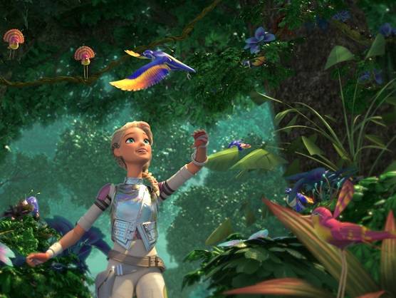 Barbie viaja até o Planeta Capital a fim de salvar as estrelas Barbie viaja até o Planeta Capital a fim de salvar as estrelas