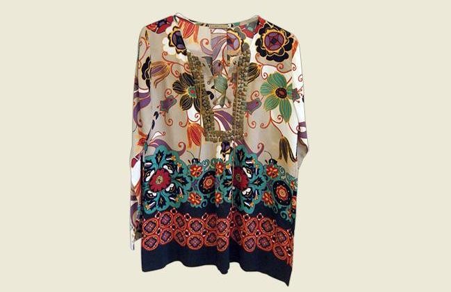 Bata Estampada Folk Bata Estampada Folk