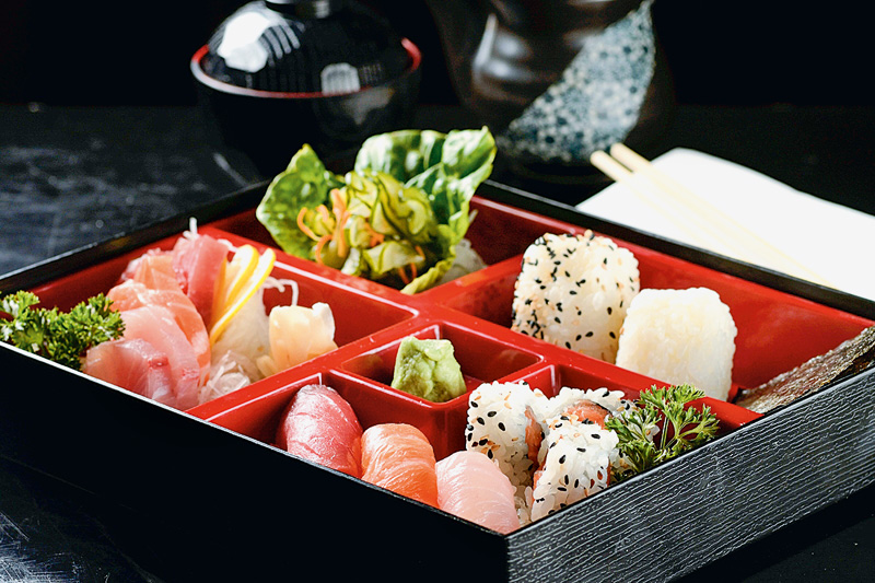 Sugestão conhecida como bentô boxe Sugestão conhecida como bentô boxe