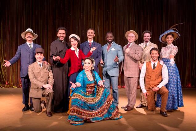 O elenco do musical Bilac Vê Estrelas O elenco do musical Bilac Vê Estrelas