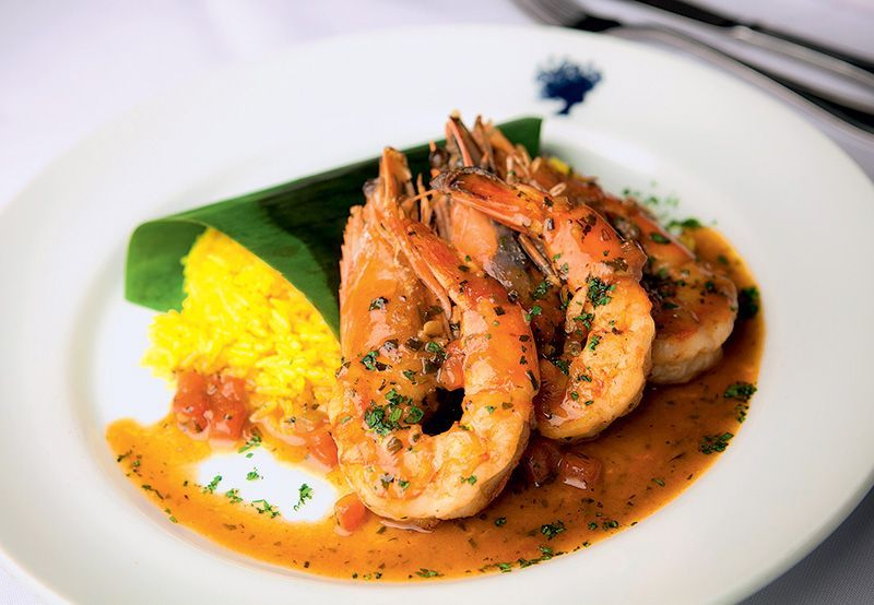 Camarão à provençal flambado com arroz de jasmim: R$ 48,00 Camarão à provençal flambado com arroz de jasmim: R$ 48,00