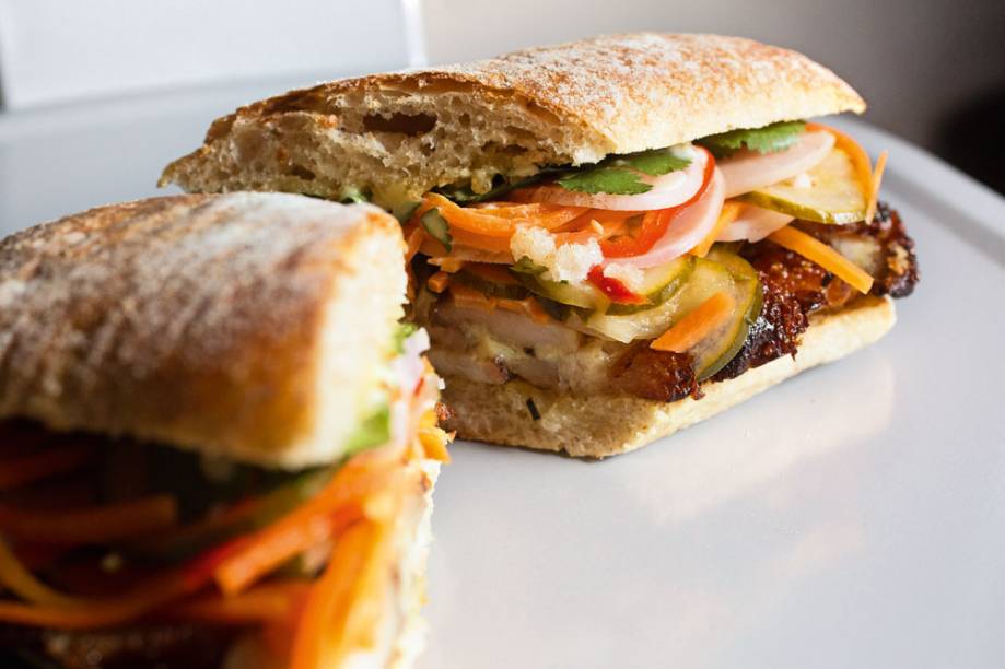 Na ciabatta: porchetta marinada