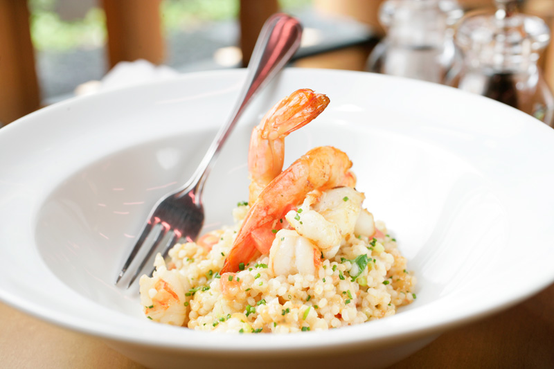 Mexidinho de miniarroz com camarão Mexidinho de miniarroz com camarão