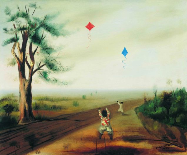 O pintor retrata a terra natal em Brodowski (1942): uma das 35 obras em exibição O pintor retrata a terra natal em Brodowski (1942): uma das 35 obras em exibição