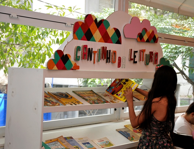 Cantinho da Leitura no Itaú Cultural Cantinho da Leitura no Itaú Cultural