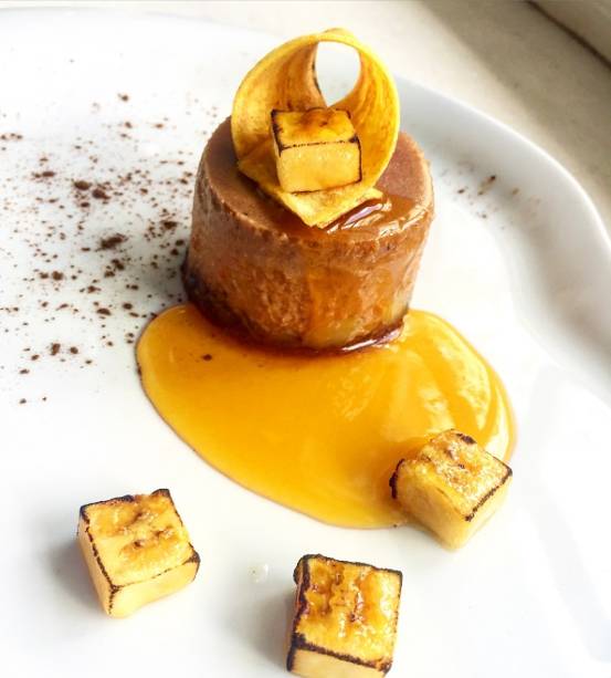 Cheesecake de banana da terra Cheesecake de banana da terra