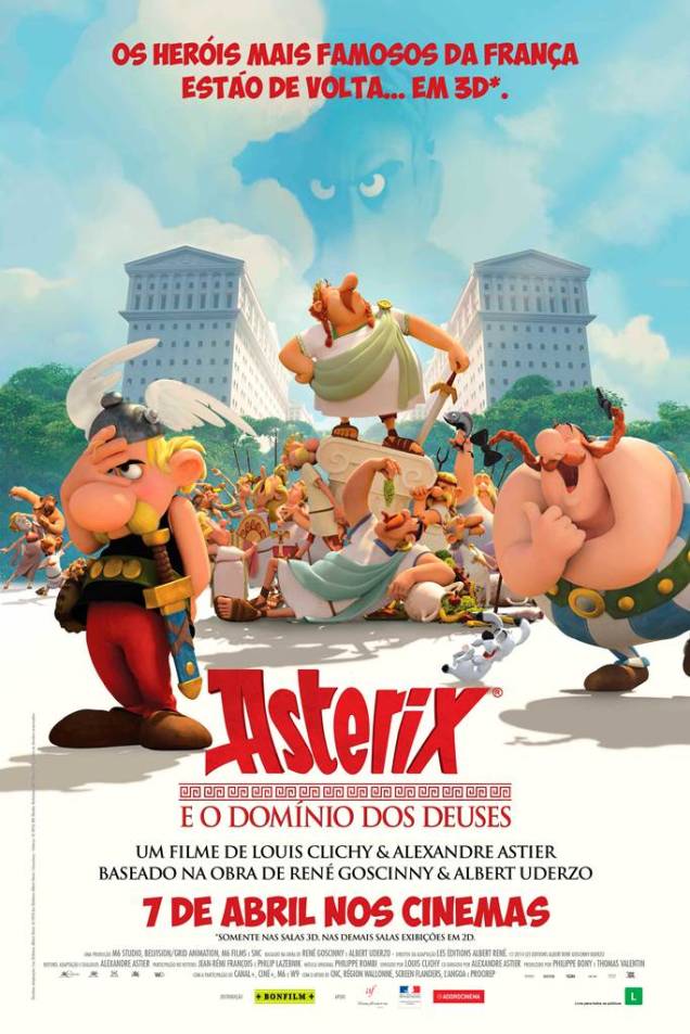 Pôster de Asterix e o Domínio dos Deuses Pôster de Asterix e o Domínio dos Deuses