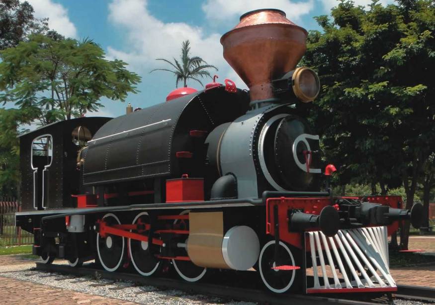 Locomotiva a vapor do fim do século XIX: novidade no acervo do Catavento Cultural e Educacional