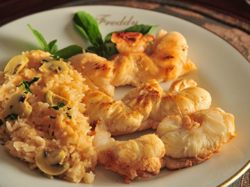 Cavaquinha ao molho champanhe Cavaquinha ao molho champanhe