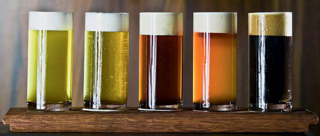Degustação da Cervejaria Nacional: cinco versões da bebida Degustação da Cervejaria Nacional: cinco versões da bebida