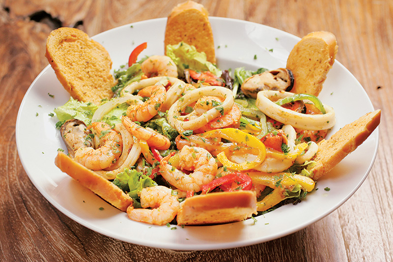 Salada de frutos do mar Salada de frutos do mar