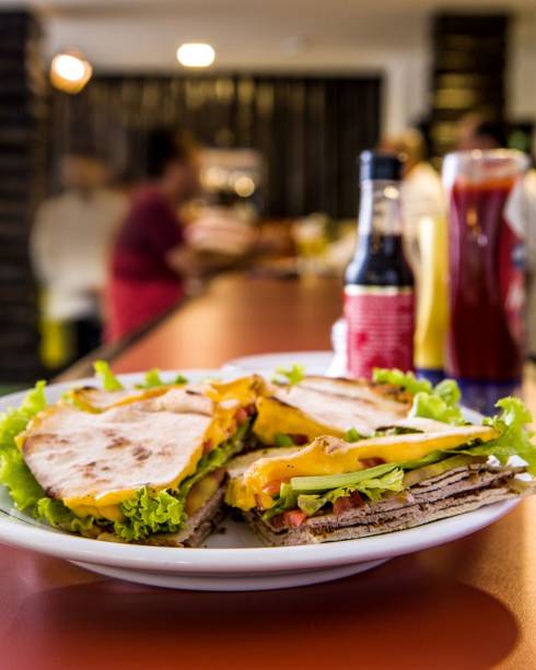 O beirute: principal atração da casa O beirute: principal atração da casa