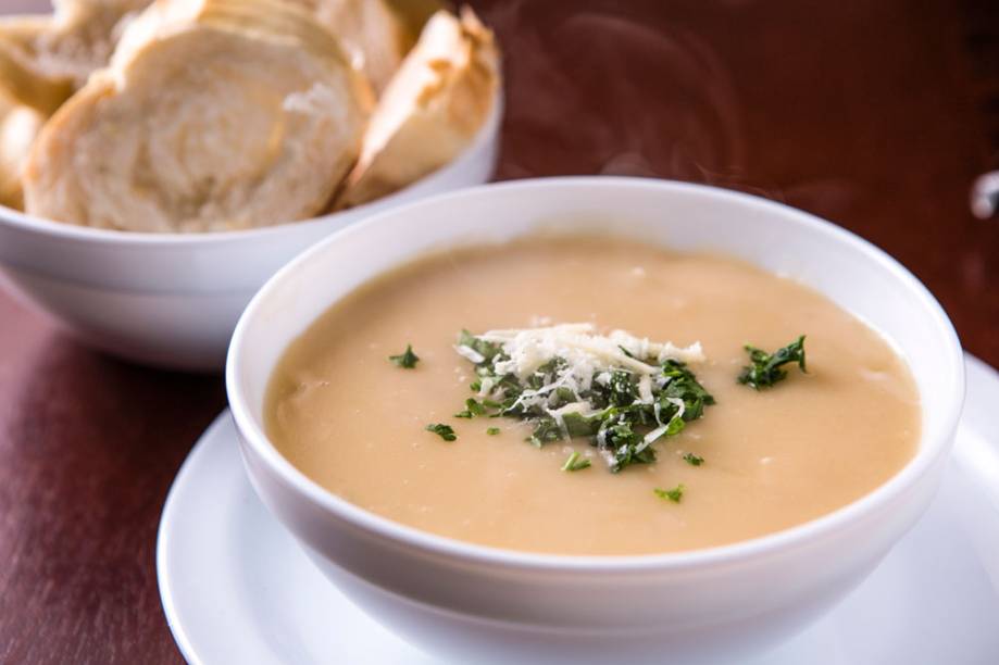 Uma das opções de sopa da Ceagesp Uma das opções de sopa da Ceagesp