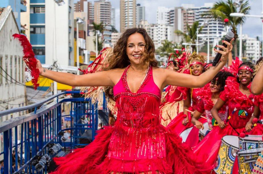 Daniela Mercury: com trio elétrico para o aniversário de São Paulo