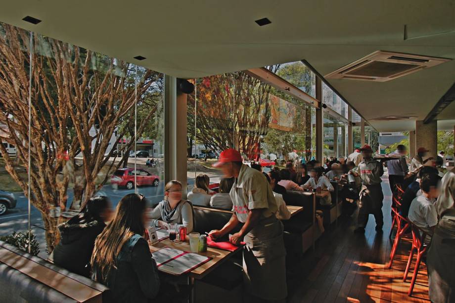 O salão moderno O salão moderno