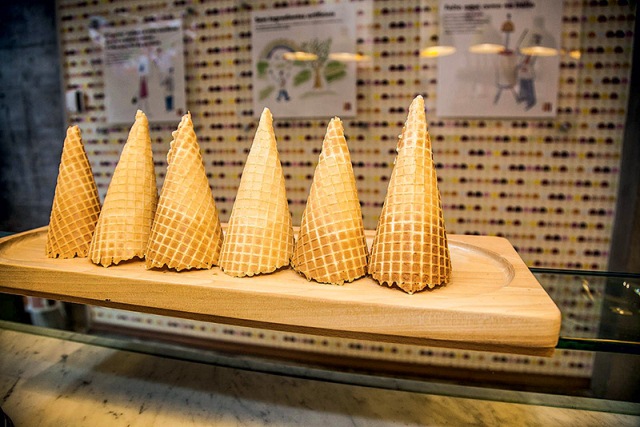 O preparo desde o início: a receita foi inspirada em gelateria italiana O preparo desde o início: a receita foi inspirada em gelateria italiana