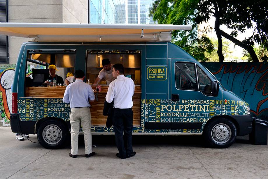 Faria Lima Food Park: cinco trucks diariamente Faria Lima Food Park: cinco trucks diariamente