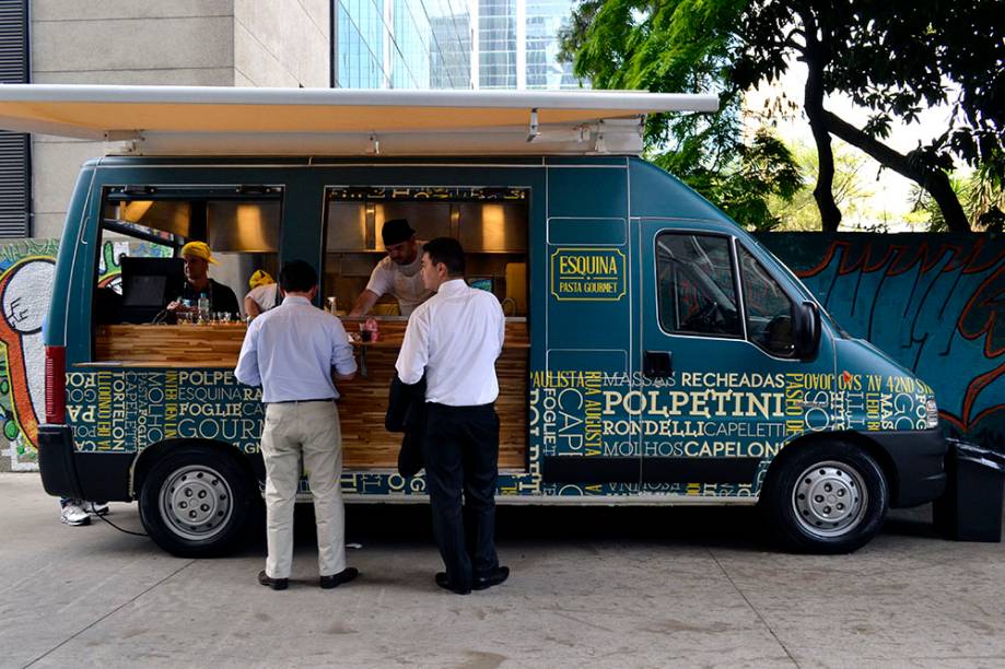 Faria Lima Food Park: cinco trucks diariamente