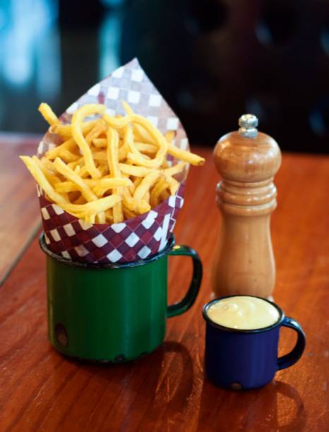 Fritas na caneca