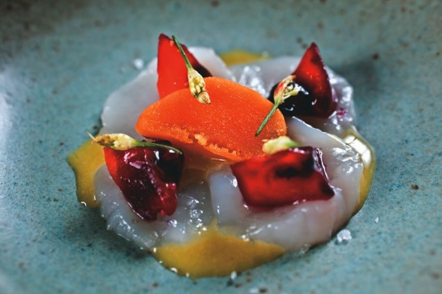 Carpaccio de vieira Carpaccio de vieira