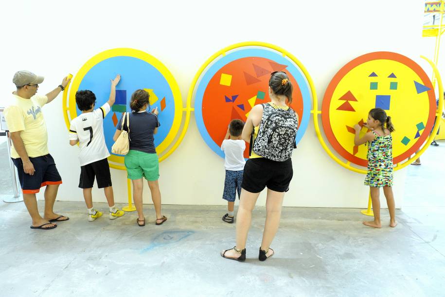 Sesc Vila Mariana: oferece atividades para os menorzinhos, como pintura, quebra-cabeça e bambolês