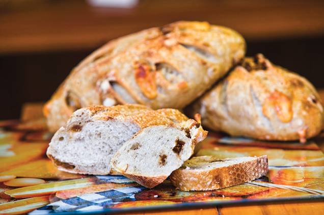 Pão de figo seco e provolone: o frete é grátis Pão de figo seco e provolone: o frete é grátis