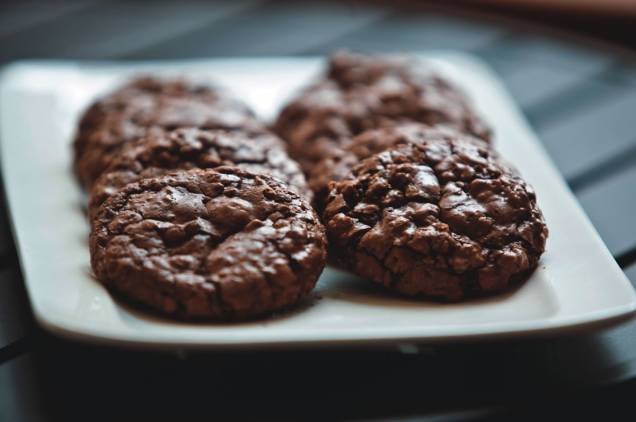 Cookie chubbies: à base de chocolate e nozes-pecã Cookie chubbies: à base de chocolate e nozes-pecã
