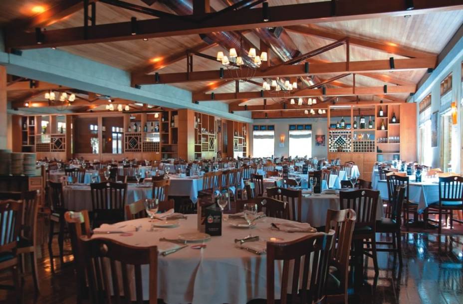 Unidade do Brooklin: como as demais, tem decoração que lembra uma casa de fazenda Unidade do Brooklin: como as demais, tem decoração que lembra uma casa de fazenda