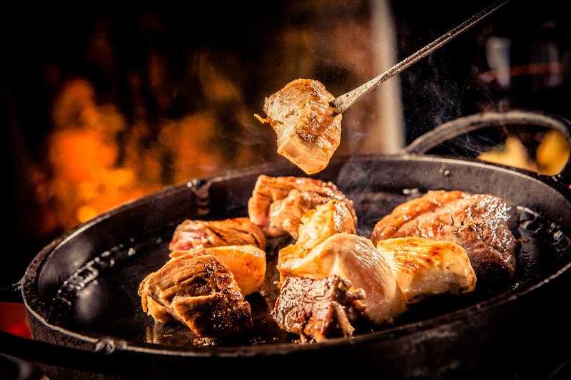 Fondue de carne Fondue de carne