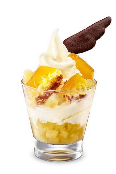 Frozen yogurt: com quindim Frozen yogurt: com quindim