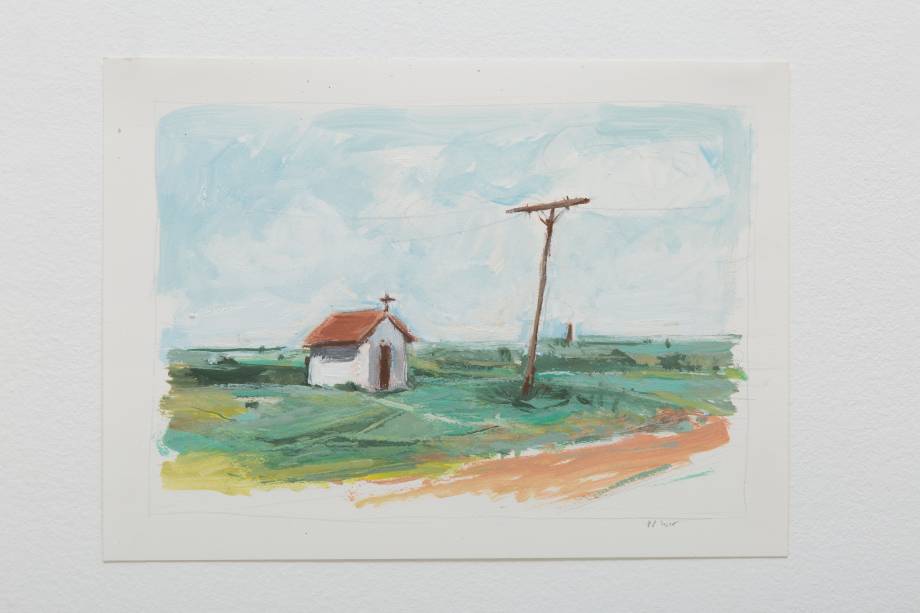 Paisagens inspiradas no caminho entre São Paulo e Ariranha, cidade natal do artista, preenchem o espaço do Anexo Millan Paisagens inspiradas no caminho entre São Paulo e Ariranha, cidade natal do artista, preenchem o espaço do Anexo Millan