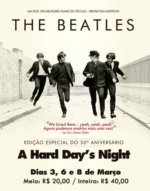 Pôster de A Hard Day’s Night