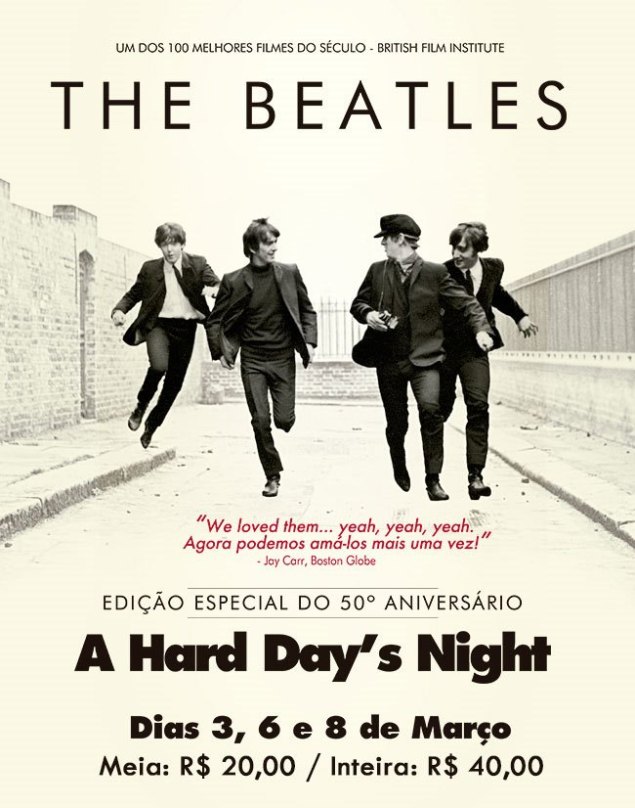Pôster de A Hard Day’s Night Pôster de A Hard Day’s Night