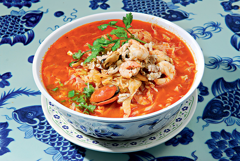 Frutos do mar ao molho picante, do Rong He Frutos do mar ao molho picante, do Rong He