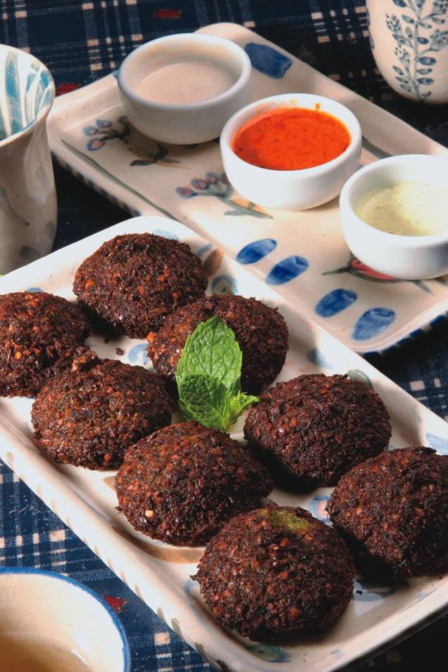 Bolinho de grão-de-bico do Pita-Kebab Bar Bolinho de grão-de-bico do Pita-Kebab Bar