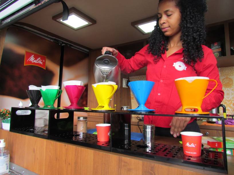 Coffee Truck Melitta: cafés passados na hora Coffee Truck Melitta: cafés passados na hora