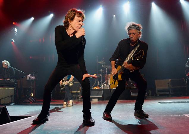 Mick Jagger e Keith Richards: o grupo percorre os clássicos de toda a carreira do quarteto Mick Jagger e Keith Richards: o grupo percorre os clássicos de toda a carreira do quarteto