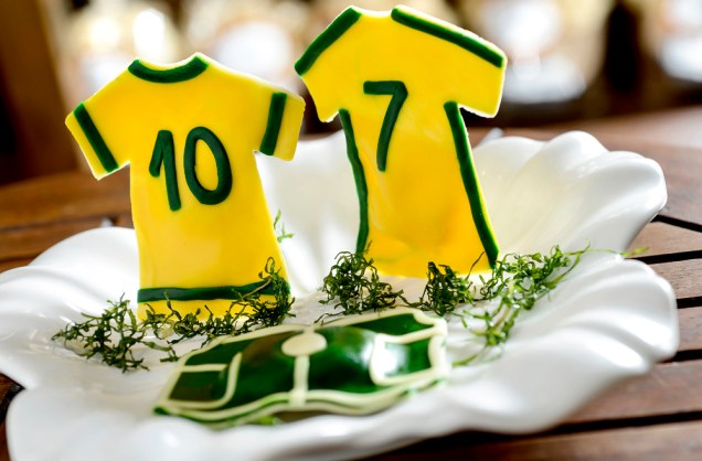 La Vera Pasta: ravióli em forma de camisa da seleção brasileira La Vera Pasta: ravióli em forma de camisa da seleção brasileira