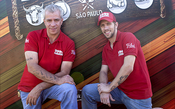 Rodrigo Cavelagna e o filho, Rodrigo Barros Cavelagna. Rodrigo Cavelagna e o filho, Rodrigo Barros Cavelagna.