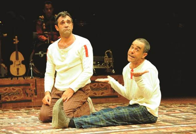 Fernando Paz (ao fundo), Domingos Montagner e Fernando Sampaio: irreverência Fernando Paz (ao fundo), Domingos Montagner e Fernando Sampaio: irreverência